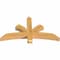Ekena Millwork Davenport Rough Sawn Timber Gable Bracket, Western Red Cedar, 48"W x 26"H x 4"D x 4"F, 13/12 Pitch GBW048X26X0404DAV00RWR - alternate 2